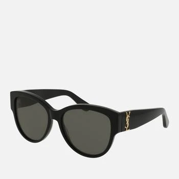 推荐Saint Laurent Oversized Round-Frame Acetate Sunglasses商品
