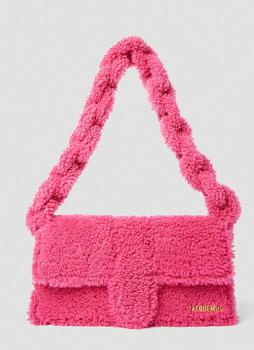 推荐Le Bambidou Shearling Shoulder Bag in Pink商品