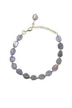 A Blonde and Her Bag | Labradorite Stone Beaded Bracelet,商家Premium Outlets,价格¥170