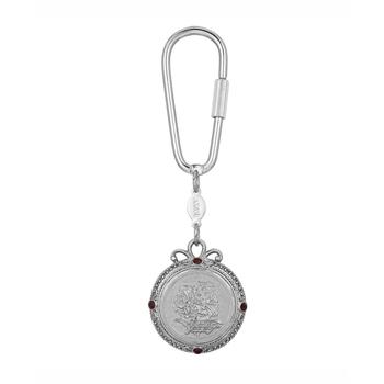 Women's January Flower of the Month Carnations Key Fob