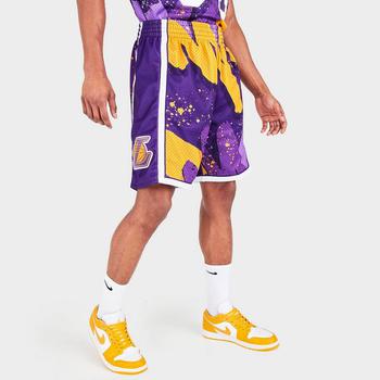 推荐Men's Mitchell & Ness Los Angeles Lakers NBA Hyper Hoops Swingman Shorts商品