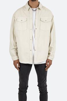 商品MNML | Denim Over Shirt - White,商家mnml,价格¥337图片