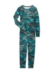 product ​Little Boy’s and Boy’s 2-Piece Camo-Print Pajama Set image