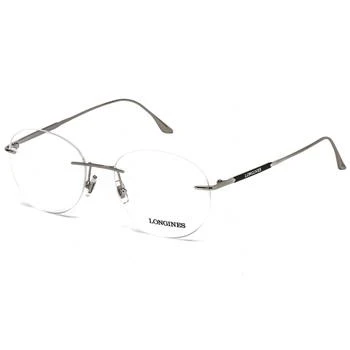 Longines | Longines Men's Eyeglasses - Clear Demo Lens Shiny Palladium Frame | LG5002-H 016,商家My Gift Stop,价格¥402