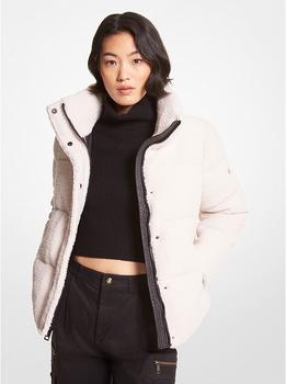 Michael Kors | Faux Shearling Quilted Puffer Jacket商品图片,独家减免邮费