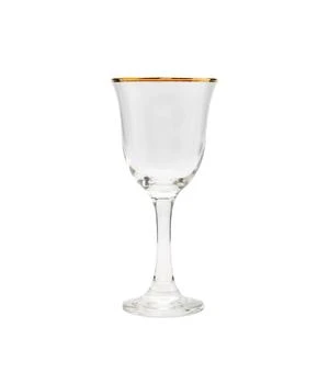 Classic Touch Decor | Set of 6 Water Glasses With Gold Rim,商家Premium Outlets,价格¥607