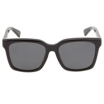 推荐Polarized Grey Square Unisex Sunglasses GG1175SK 001 56商品
