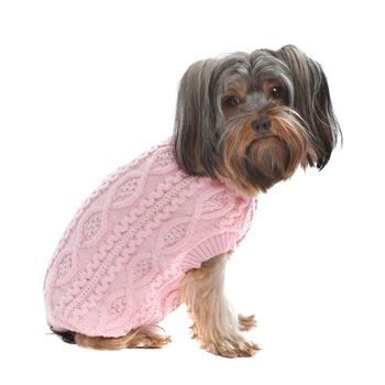 商品Macy's | Cable Knit Dog Sweater,商家Macy's,价格¥171图片