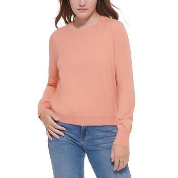 ck卫衣是什么牌子, Calvin Klein | MONOGRAM LOGO EMBROIDERY AT THE NECKLINE LONG SLEEVE CREW商品图片 