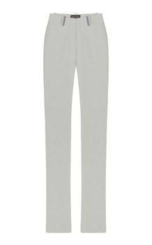 推荐SIEDRÉS - Women's Jess Cotton-Blend Pants - Silver - Moda Operandi商品