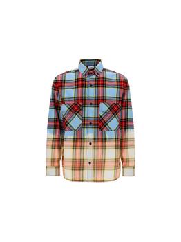 推荐Marcelo Burlon Men's  Multicolor Cotton Shirt商品