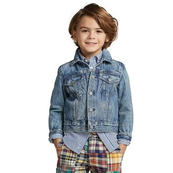 Ralph Lauren | Little Boys Denim Trucker Jacket,商家Macy's,价格¥329