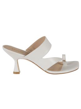 stuart weitzman凉鞋代购, Stuart Weitzman | Stuart Weitzman Women's  White Other Materials Sandals商品图片 6.5折