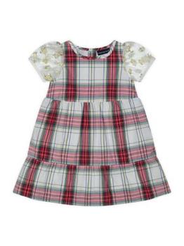 Andy & Evan | Baby Girl's Plaid Holiday Dress商品图片,4折