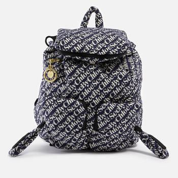 推荐See By Chloé Joy Rider Logo-Jacquard Backpack商品