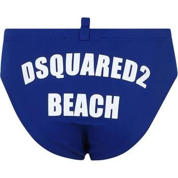 DSQUARED2 | Blue Swim Briefs For Boy With Logo,商家Italist,价格¥1000