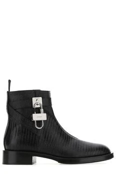 Givenchy Givenchy Padlock Detail Ankle Boots - IT35 / Black $1201.99