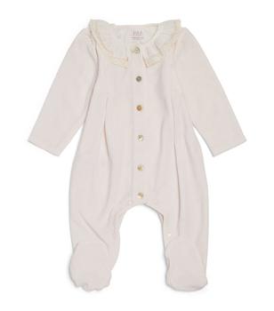 Paz Rodriguez | Lace-Collar All-In-One (0-12 Months)商品图片,