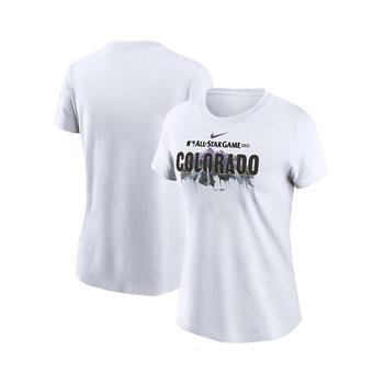 女式mlb裤子, NIKE | Women's White 2021 MLB All-Star Game T-shirt商品图片 