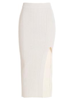 Balmain是什么牌子, Balmain | Midi ribbed skirt商品图片 7.6折