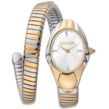 商品Just Cavalli | Just Cavalli Women's Snake White Dial Watch,商家Premium Outlets,价格¥1187图片