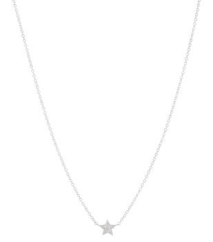 商品Maria Tash | Invisible Set Diamond Star 18kt white gold necklace with diamonds,商家MyTheresa,价格¥28121图片