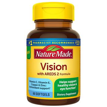 商品Nature Made | Vision with AREDS 2 Formula,商家Walgreens,价格¥187图片