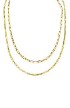 Panacea | Double Chain Layered Necklace,商家Nordstrom Rack,价格¥84