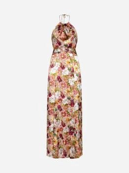 Alice + Olivia | Dita print silk-blend halter long dress 5折, 独家减免邮费