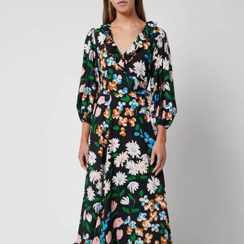 Kate Spade衣服, Kate Spade | Kate Spade New York Women's Meadow Wrap Dress - Mlulti商品图片 3折