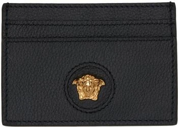 Versace | Black 'La Medusa' Card holder,商家SSENSE CA,价格¥1618