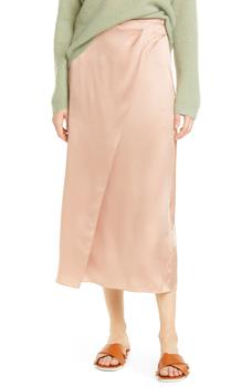 product Side Pleat Faux Wrap Skirt image