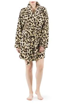 Linum Home Textiles | Super Plush Leopard Print Bathrobe,商家Nordstrom Rack,价格¥480