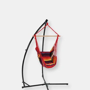 Sunnydaze Decor | Sunnydaze Indoor-Outdoor Hanging Hammock Chair Swing and X-Stand Set,商家Verishop,价格¥1246