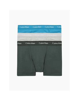 美国ck内裤女, Calvin Klein | Calvin Klein 3 Pack Of Boxer Briefs S, Colour: Teal Grey &商品图片 7.5折