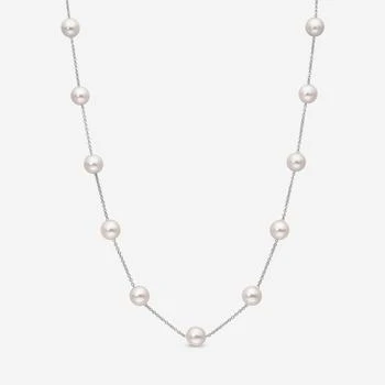 推荐Assael 18K White Gold, Japanese Akoya Cultured Pearl Collar Necklace NTC-775PCDW1商品