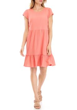 Sandra Darren, Sandra Darren | Women's Short Sleeve Tiered Dress商品图片 2.5折×额外8.5折, 额外八五折