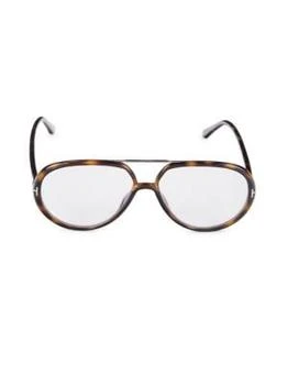 Tom Ford | 57MM Oval Blue Light Glasses,商家Saks OFF 5TH,价格¥1007