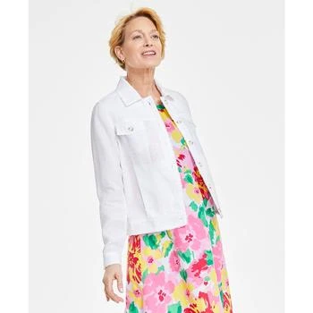 Charter Club | Women's 100% Linen Jacket, Created for Macy's,商家Macy's,价格¥481