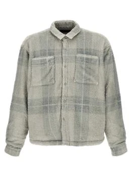 推荐Plaid Cropped Sherpa Buttondown Casual Jackets, Parka Green商品