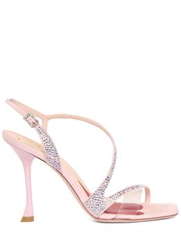 Roger Vivier | 100mm I Love Vivier Crystal Sandals商品图片,