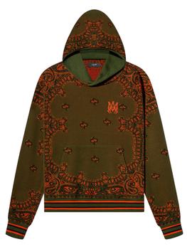 amiri卫衣, AMIRI | Bandana B-ball Hoodie Green商品图片 5折