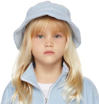 商品SSENSE Exclusive Kids Blue Terry Bucket Hat图片