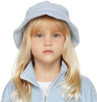 推荐SSENSE Exclusive Kids Blue Terry Bucket Hat商品