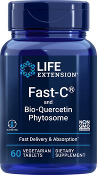 商品Life Extension | Life Extension Fast-C® and Bio-Quercetin Phytosome (60 Tablets, Vegetarian),商家Life Extension,价格¥126图片