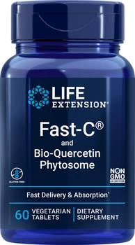 Life Extension | Life Extension Fast-C® and Bio-Quercetin Phytosome (60 Tablets, Vegetarian),商家Life Extension,价格¥139
