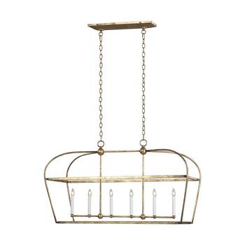 商品C&M by Chapman and Myers | Stonington 6 Light Linear Lantern,商家Bloomingdale's,价格¥7592图片