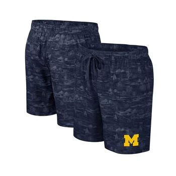 Colosseum | Men's Navy Michigan Wolverines Ozark Swim Shorts,商家Macy's,价格¥409