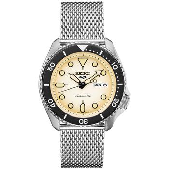 product Men's Automatic 5 Sports Stainless Steel Mesh Bracelet Watch 42.5mm image