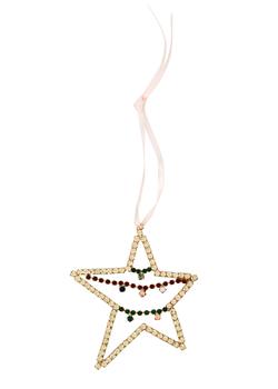 ROSANTICA, ROSANTICA | Star embellished gold-tone Christmas ornament商品图片 满$1享9折, 满折
